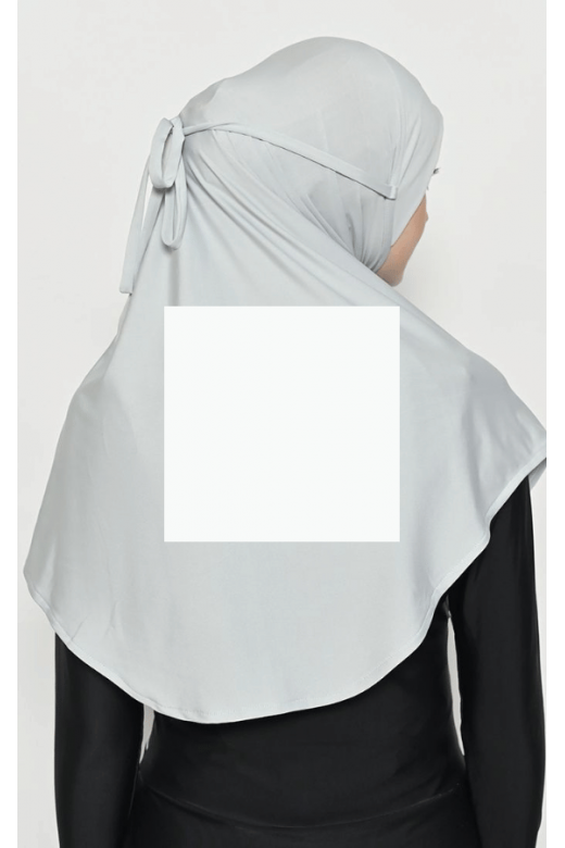 Bergo Mirae Hijab Sporty Silver